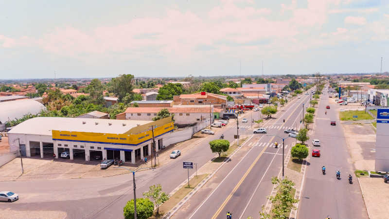 Av. Castelo Branco e arredores a Empresa Magnólia Pneus